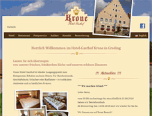 Tablet Screenshot of krone-greding.de